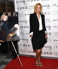 Inside DuJour’s Fall Cover Party with Uma Thurman
