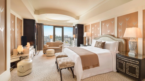 An Astor suite at the St. Regis Cairo