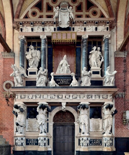 An Inside Look at Venice’s Doges A monument to Andrea Vendramin by Tullio Lombardo from the end of the 15th century at the Basilica dei Santi Giovanni e Paolo