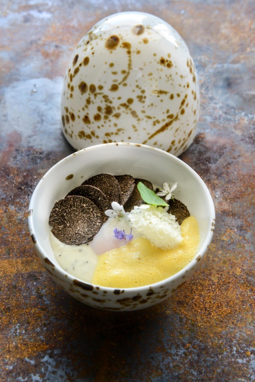The Monte Carlo Egg at Blue Bay at the Monte-Carlo Bay Hotel & Resort