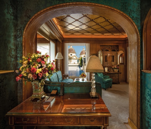 The Villa Medici penthouse at Hotel Hassler