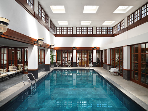 The pool at the Savoy