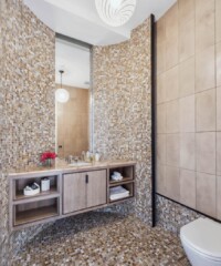 Explore the elegance of 45 Walker Street, a stunning full-floor apartment featuring high ceilings and abundant natural light