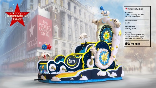 The Serta float at the 99th Macy’s Thanksgiving Day Parade