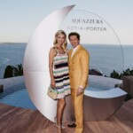 Edgardo Osorio and Heather Kaminetsky hosted an elegant fête at the Palais Bulles to toast the Aquazzura exclusive summer capsule collection for Net-a-Porter