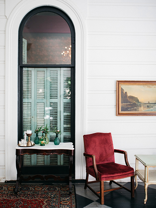 The porch at Columns