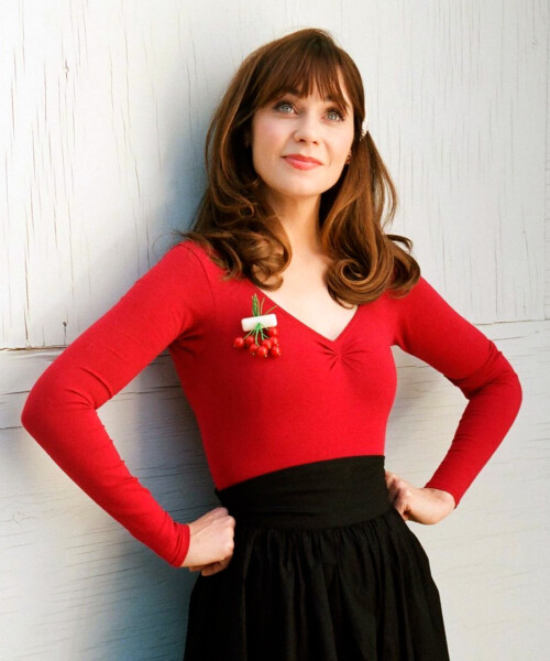 See How Zooey Deschanel Makes The Holidays More Personal