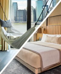 Room Request! 1 Hotel Brooklyn Bridge Shop the Moyer Foundation's luxury pop-up to benefit families in need