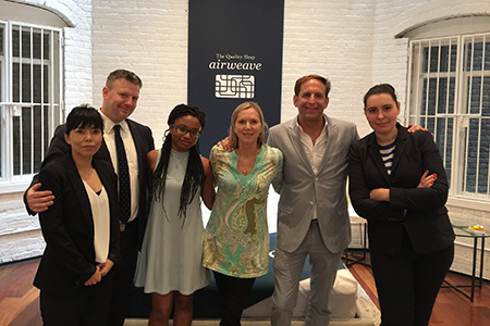 inset-Lee Woodruff and Airweave's Allen Cohen