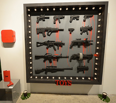 A piece from “Hot Dogs, Hamburgers and Handguns”