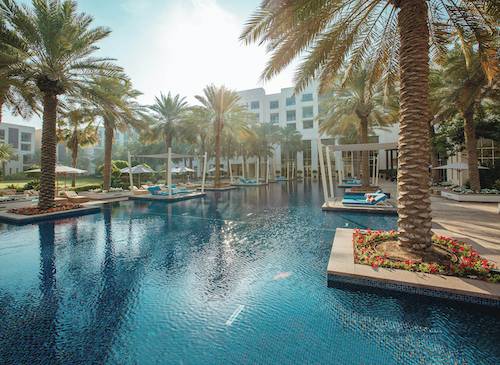 The pool at Park Hyatt Abu Dhabi Hotel and Villas