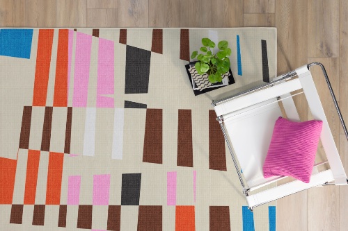 Ruggable x Monica Ahanonu Pinepple indoor/outdoor rug