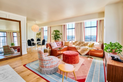 The penthouse at the Virgin Hotel New Orleans